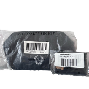 Victoria’s Secret PINK Black Crossbody Bag + Card Case Set